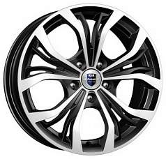 Диск R16 5x114,3 6,5J ET45 d67,1 K&K Андорра (КС496) алмаз черный