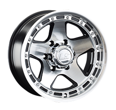 Диск R15 6x139,7 8J ET-10 D106,1 LS Wheels 870 BKF
