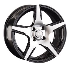 Диск R16 4x100 7J ET38 D73,1 LS Wheels 888 BKF