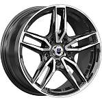 R17 5x114,3 8J ET45 D67,1 K&K Бартон (КС1110) алмаз чёрный
