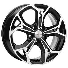 Диск R17 5x114,3 7J ET51 D67,1 Khomen KHW1702 (ZV 17_Optima/Tucson) Black-FP