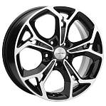 R17 5x114,3 7J ET40 D66,1 Khomen KHW1702 (ZV 17_Qashqai) Black-FP