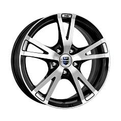 Диск R16 5x100 6,5J ET38 67,1 K&K Вольт (КС638) алмаз черный 