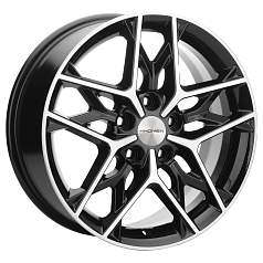 Диск R17 5x114,3 7J ET40 D57,1 Khomen KHW1709 ( 17 ZV Besturn X40) Black-FP
