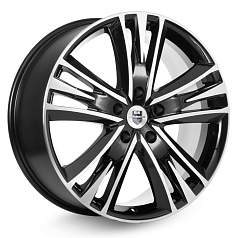 Диск R20 5x108 8,5J ET45 D67,1 К&К Атлас (КС661) Алмаз-черный