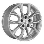 R17 5x112 7J ET40 D57,1 Khomen KHW1713 ( 17 ZV Kodiaq/Tiguan) F-Silver