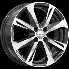 Диск R16 4x100 6J ET50 D60,1 Скад KL-325 алмаз 