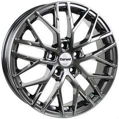 Диск R17 5x108 6,5J ET40 D54,1 Carwel Кухва R077 BH