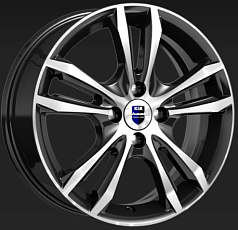 Диск R16 5x112 6J ET45 D66,6 К&К Samara (КС866) Алмаз-черный SK