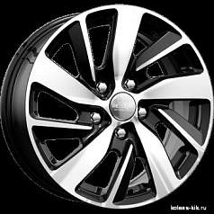 Диск R16 5x114,3 6,5J ET46 D67,1 iFree КС741 алмаз чёрный