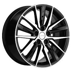 Диск R18 5x114,3 8J ET46 D67,1 Khomen KHW1807 (Hyundai I40) Black-FP
