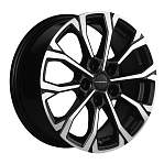 R16 5x114,3 6,5J ET44 D67,1 Khomen KHW1605 (Seltos/Soul) Black-FP